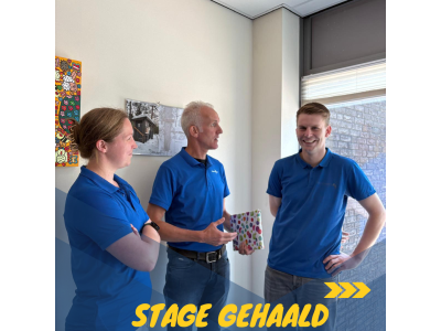 Stage gehaald